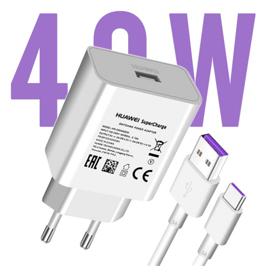 Huawei SuperCharge  Şarj Aleti (Max 40W)