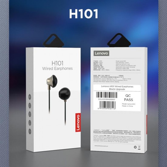  Lenovo H101 3.5mm Kulak İçi Kablolu Telefon Kulaklığı