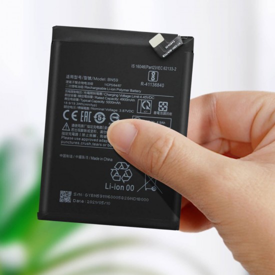 Redmi Note 10 Orijinal Batarya