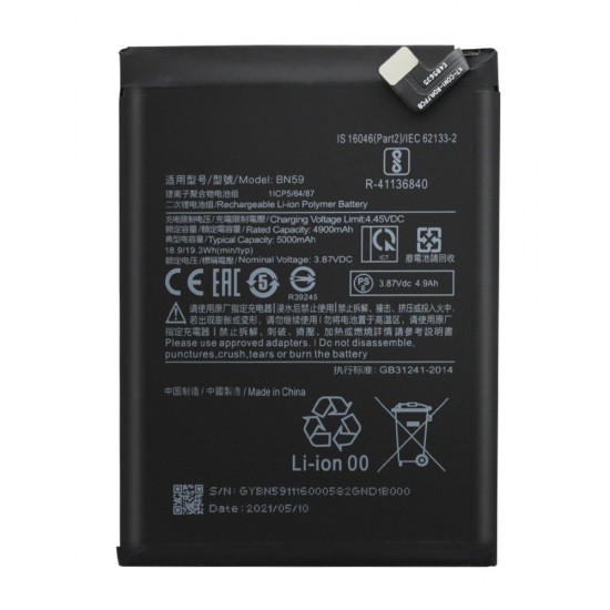 Redmi Note 10 Orijinal Batarya