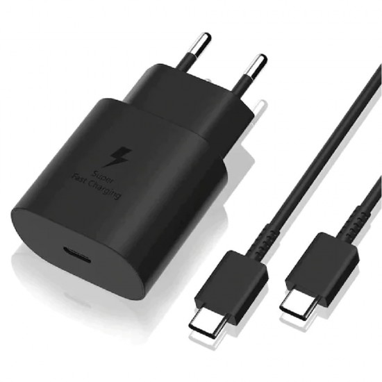 Samsung S21 Ultra 25W EP-TA800X Type-c Şarj Aleti + Data Kablosu