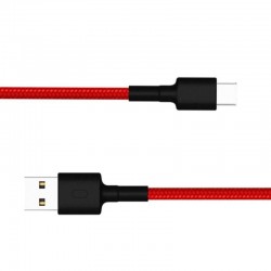 Xiaomi Type-C Örgülü Kırmızı Şarj Kablosu